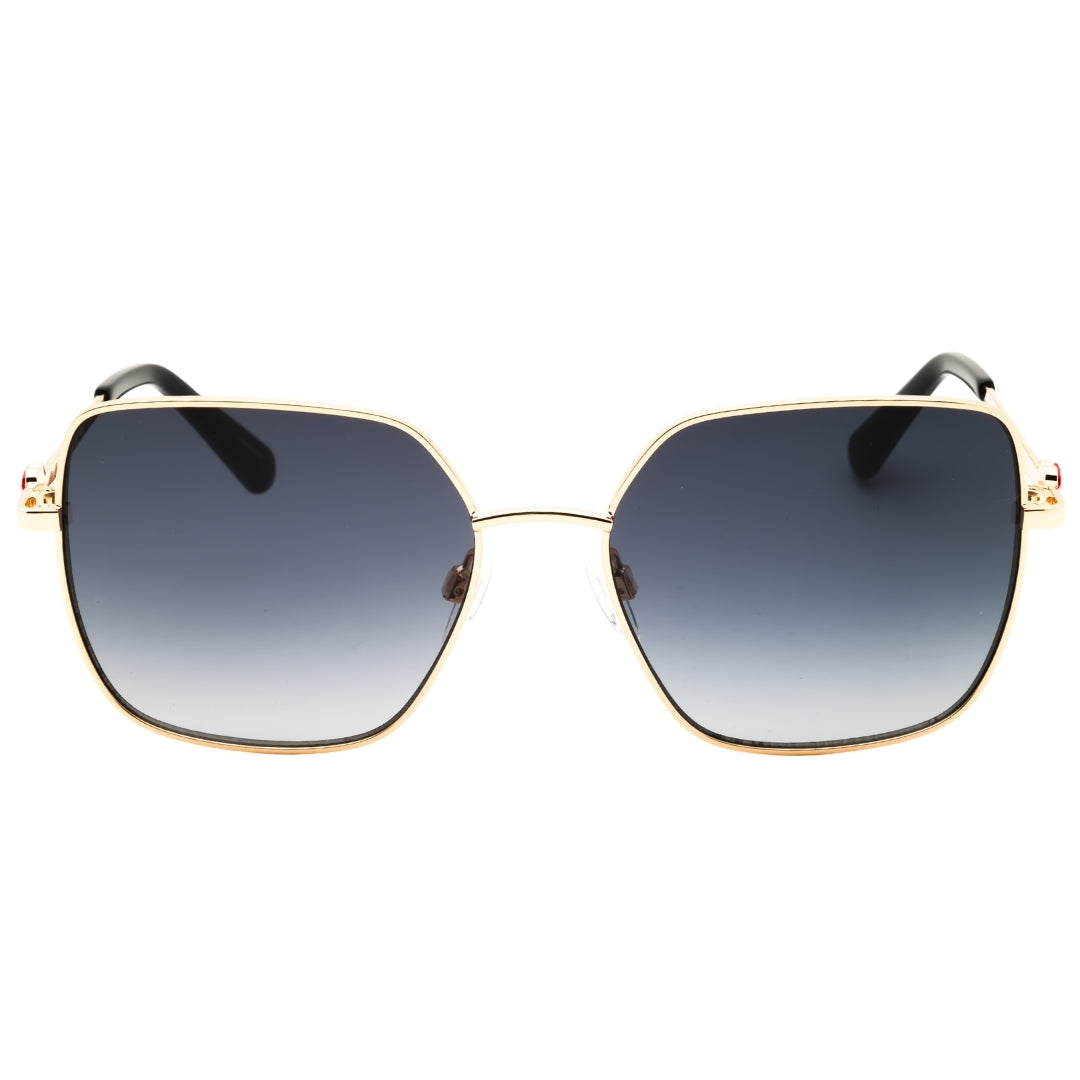 Love Moschino Rose Gold Small Heart Detail Sunglasses One Size