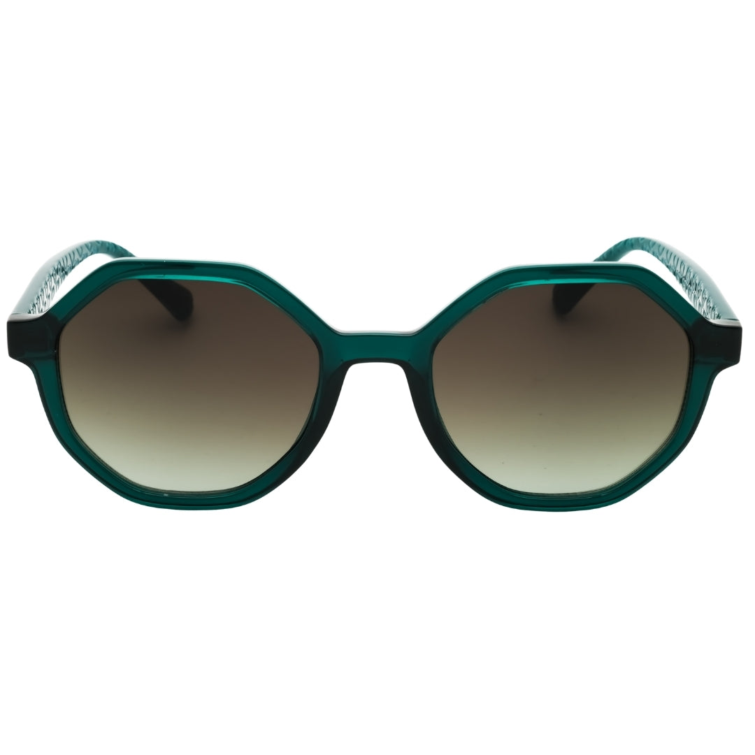 Moschino Love Mol076/S 01Ed Ha Green/Brown Sf Sunglasses Female 52X20X140 One Size