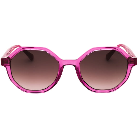 Moschino Love Mol076/S 0Mu1 Ha Fuchsia/Brown Sf Sunglasses Female 52X20X140 One Size