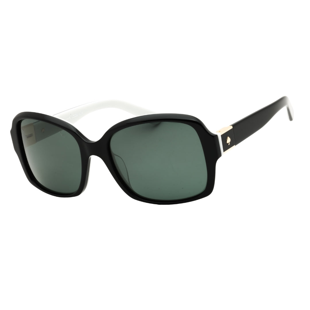 Kate Spade Annora/P/S 0QOP RA BLACK WHITE/GREY PZ Sunglasses Women One Size