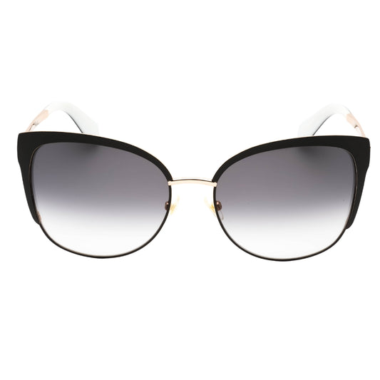 Kate Spade Genice/S 0RRC 00 Black Gold (F8 gray gradient lens) Sunglasses One Size