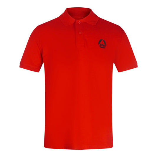 Diesel T-SMITH 8-3 POLO RQIAH 42A Red Polos M S