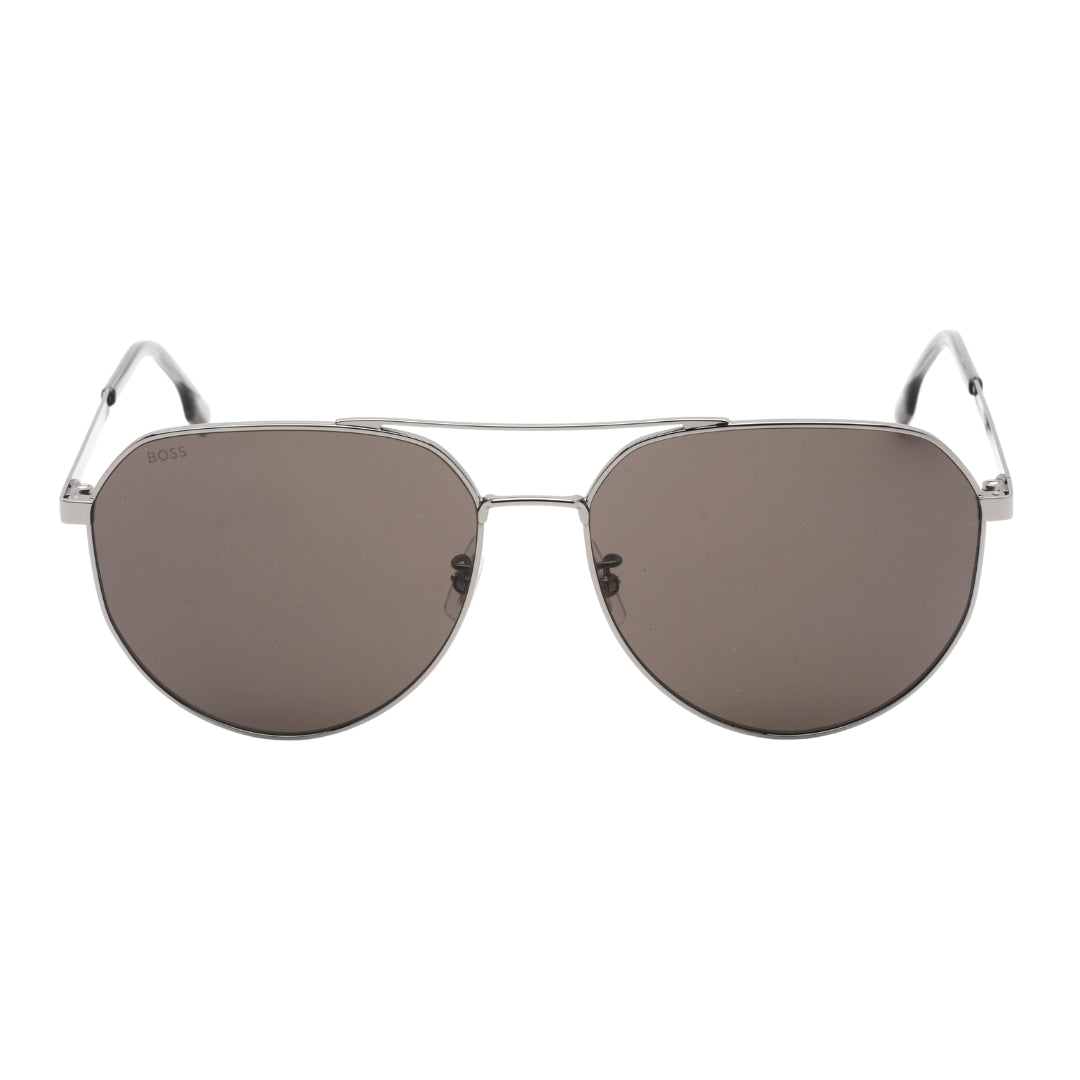 Hugo Boss Ruthenium Frame Grey Lens Sunglasses One Size