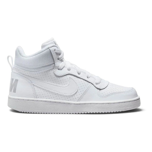 Nike Court Borough Mid GS White Trainers UK 5