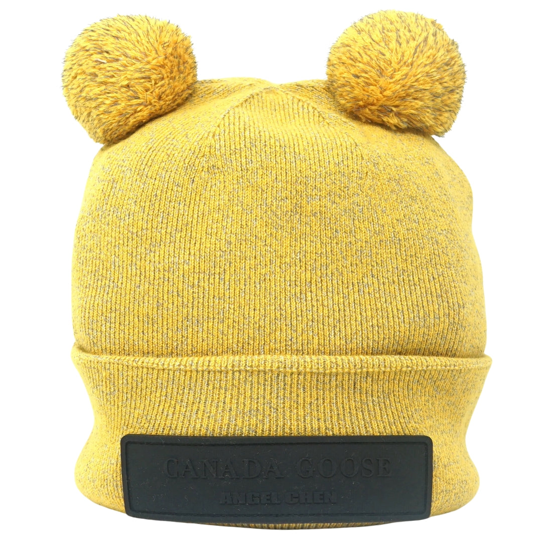 Canada Goose X Angel Chen Double Pom Toque Yelllow Beanie