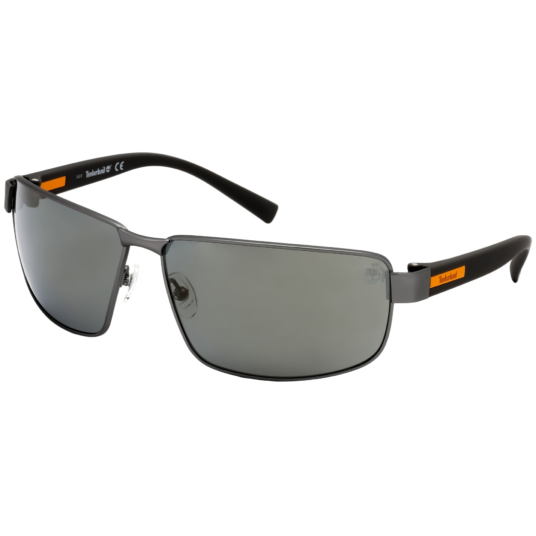Timberland Matte Gunmetal Smoke Lens Sunglasses One Size