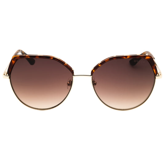 Guess Gu7736 52F Dark Havana / Gradient Brown Sunglasses Male 58X16X140 One Size