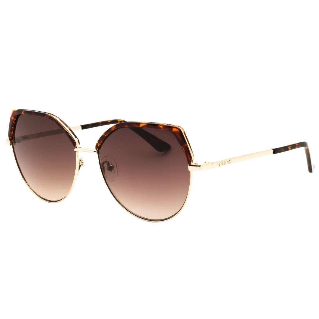 Guess Gu7736 52F Dark Havana / Gradient Brown Sunglasses Male 58X16X140 One Size