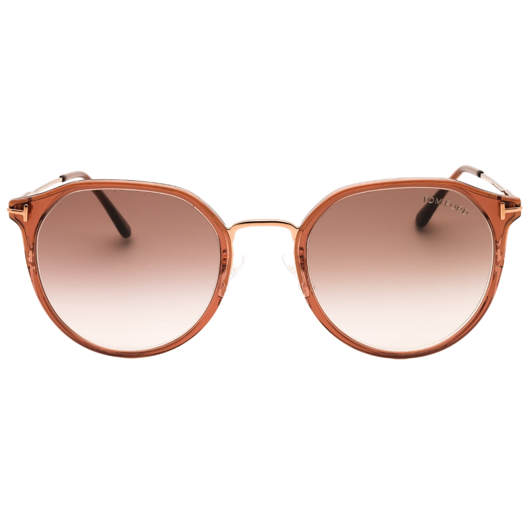 Tom Ford FT0897-K 48F shiny dark brown / gradient brown Sunglasses 55X23X140 One Size