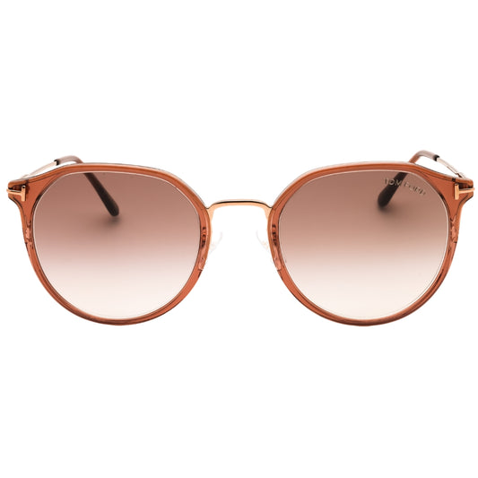 Tom Ford FT0897-K 48F shiny dark brown / gradient brown Sunglasses 55X23X140 One Size