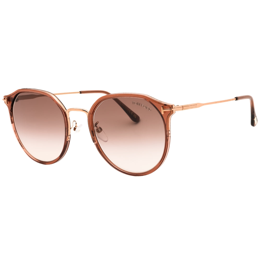 Tom Ford FT0897-K 48F shiny dark brown / gradient brown Sunglasses 55X23X140 One Size