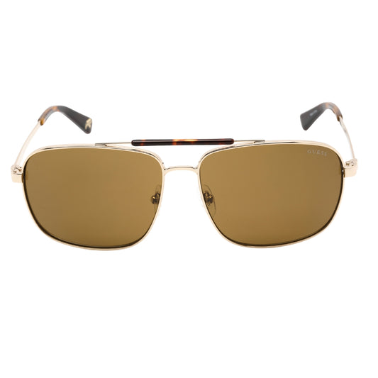 Guess Aviator Gold Sunglasses One Size