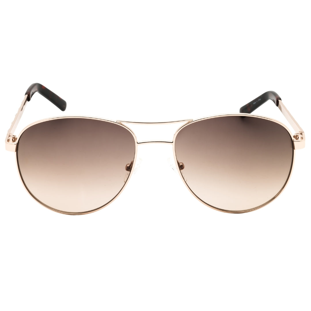Guess Factory Gf0408 32F Gold / Gradient Brown Sunglasses Female 61X18X135 One Size