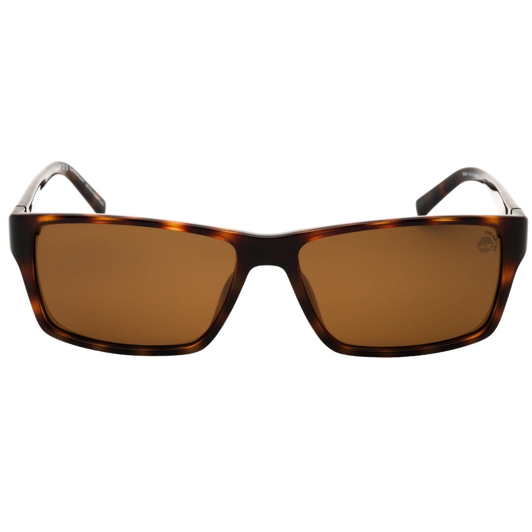 Timberland Tb9297 52H Dark Havana / Brown Polarized Sunglasses Male 58X15X140 One Size