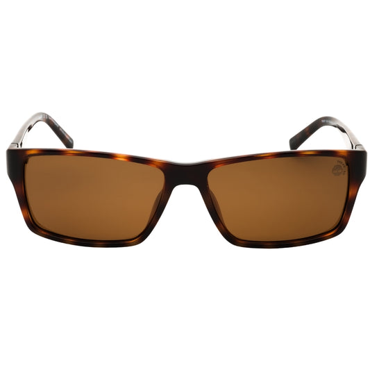 Timberland Tb9297 52H Dark Havana / Brown Polarized Sunglasses Male 58X15X140 One Size