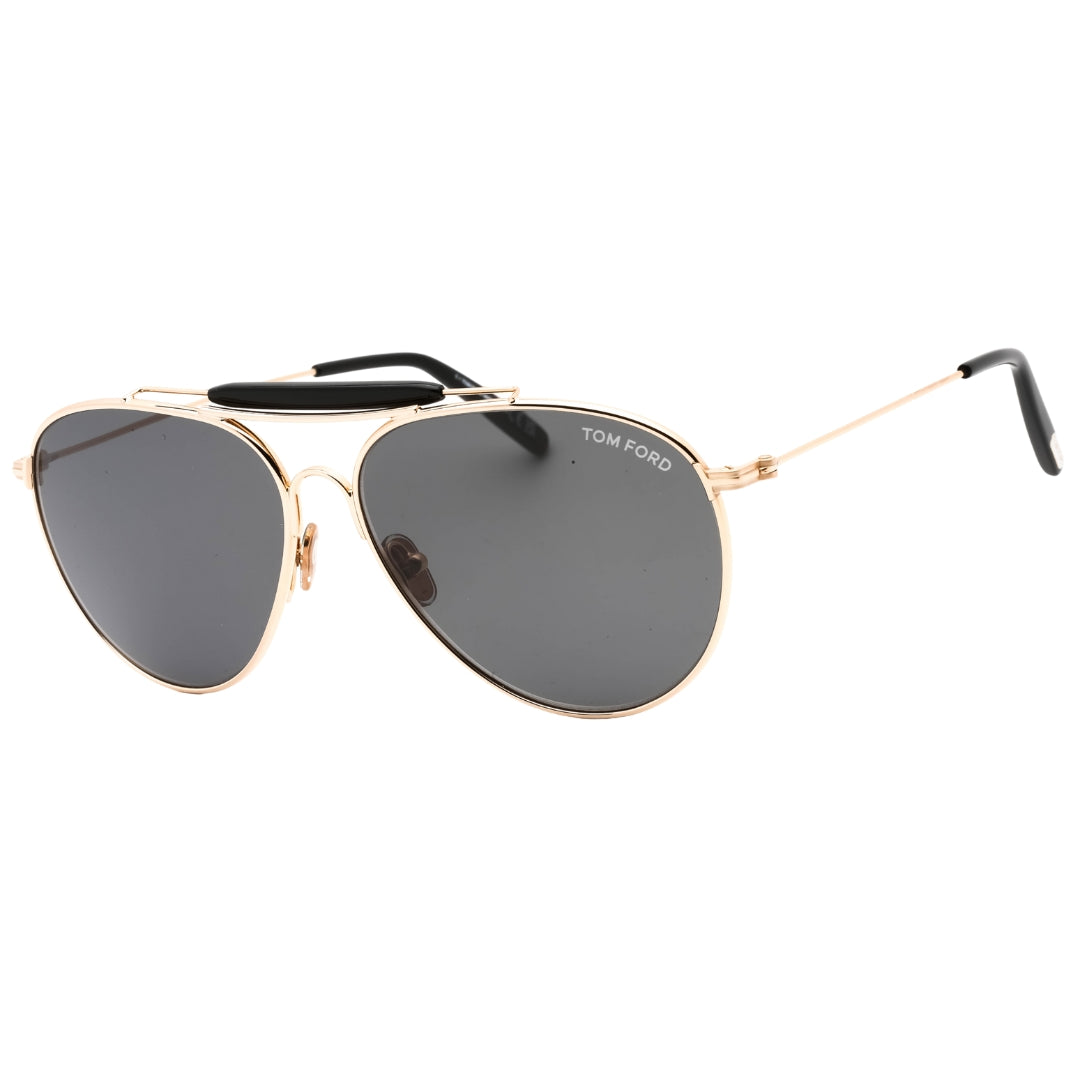 Tom Ford FT0995 28A shiny rose gold / smoke Sunglasses One Size