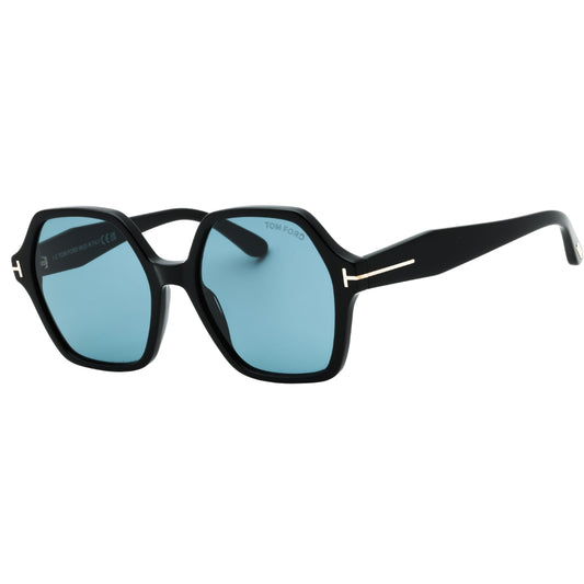 Tom Ford Smoke Hex Lens Shiny Black Sunglasses One Size