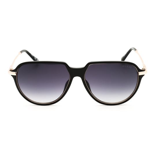 Guess GU00067 01B shiny black  / gradient smoke Sunglasses Women One Size