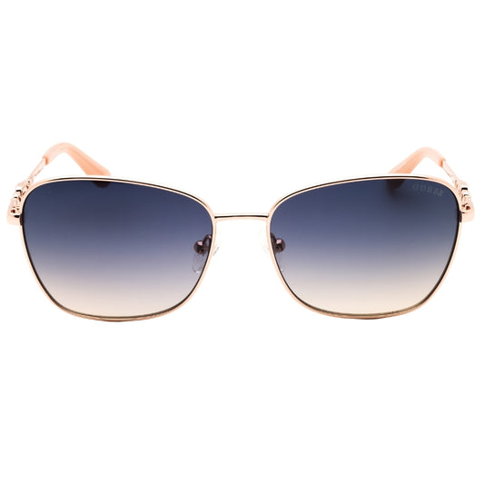 Guess GU7884 28W shiny rose gold / gradient blue Sunglasses Female 57X16X140 One Size