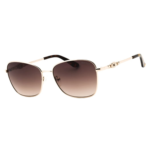 Guess Gradient Brown Lens Gold Sunglasses One Size