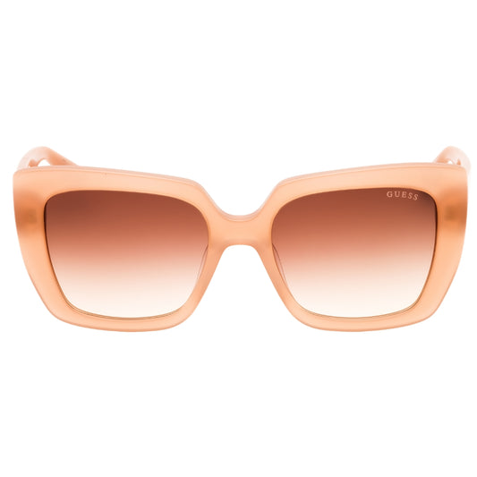 Guess Gu7889 57F Shiny Beige / Gradient Brown Sunglasses One Size