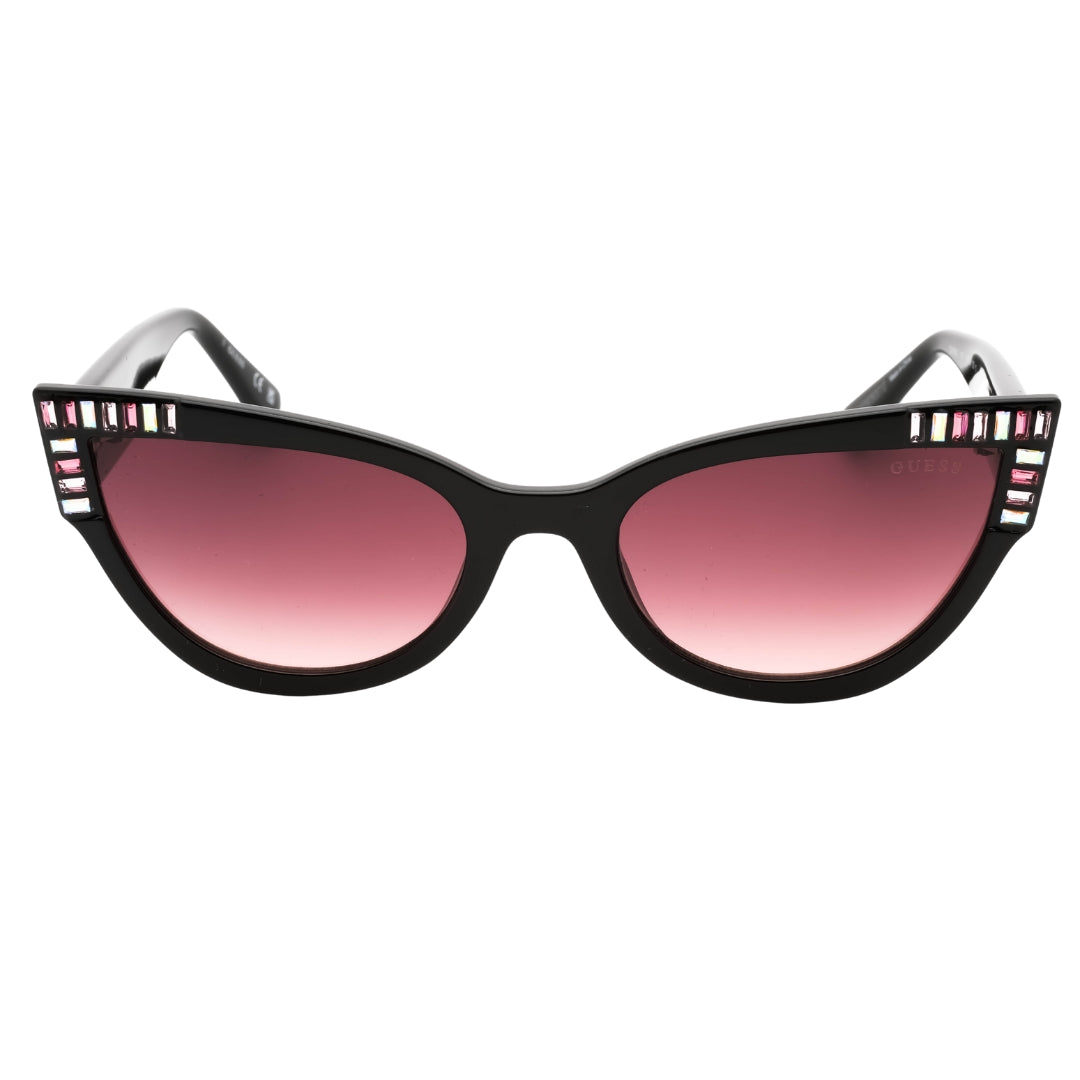 Guess GU7901 01T shiny black  / gradient bordeaux Sunglasses One Size