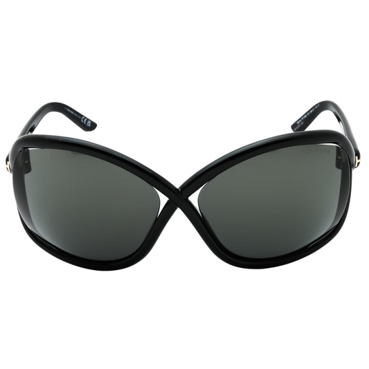 Tom Ford FT1068 01A shiny black/smoke Sunglasses  68X15X115 One Size