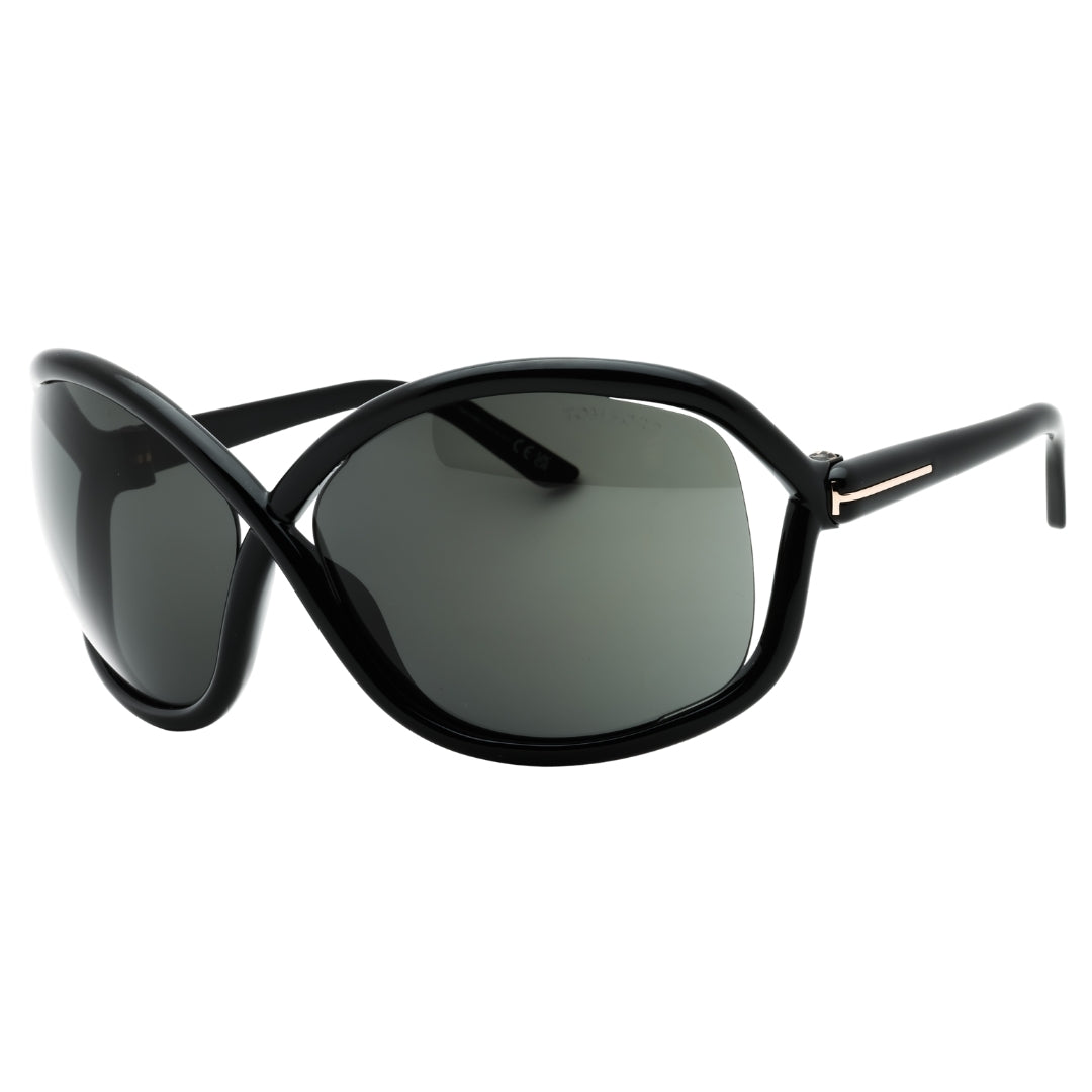 Tom Ford FT1068 01A shiny black/smoke Sunglasses  68X15X115 One Size