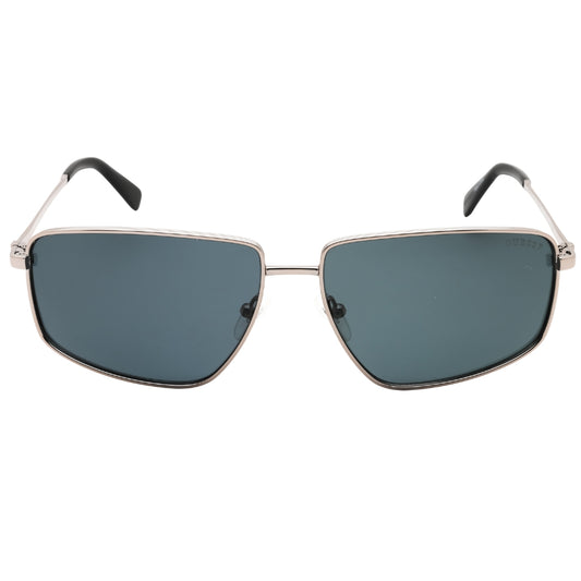 Guess Gu00088 08D Shiny Gunmetal  / Smoke Polarized Sunglasses One Size