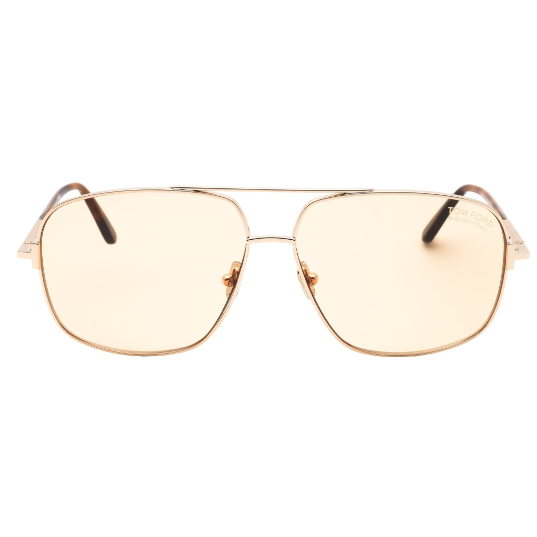 Tom Ford FT1096 Tex 28E shiny rose gold / brown Sunglasses Male 62X13X140 One Size