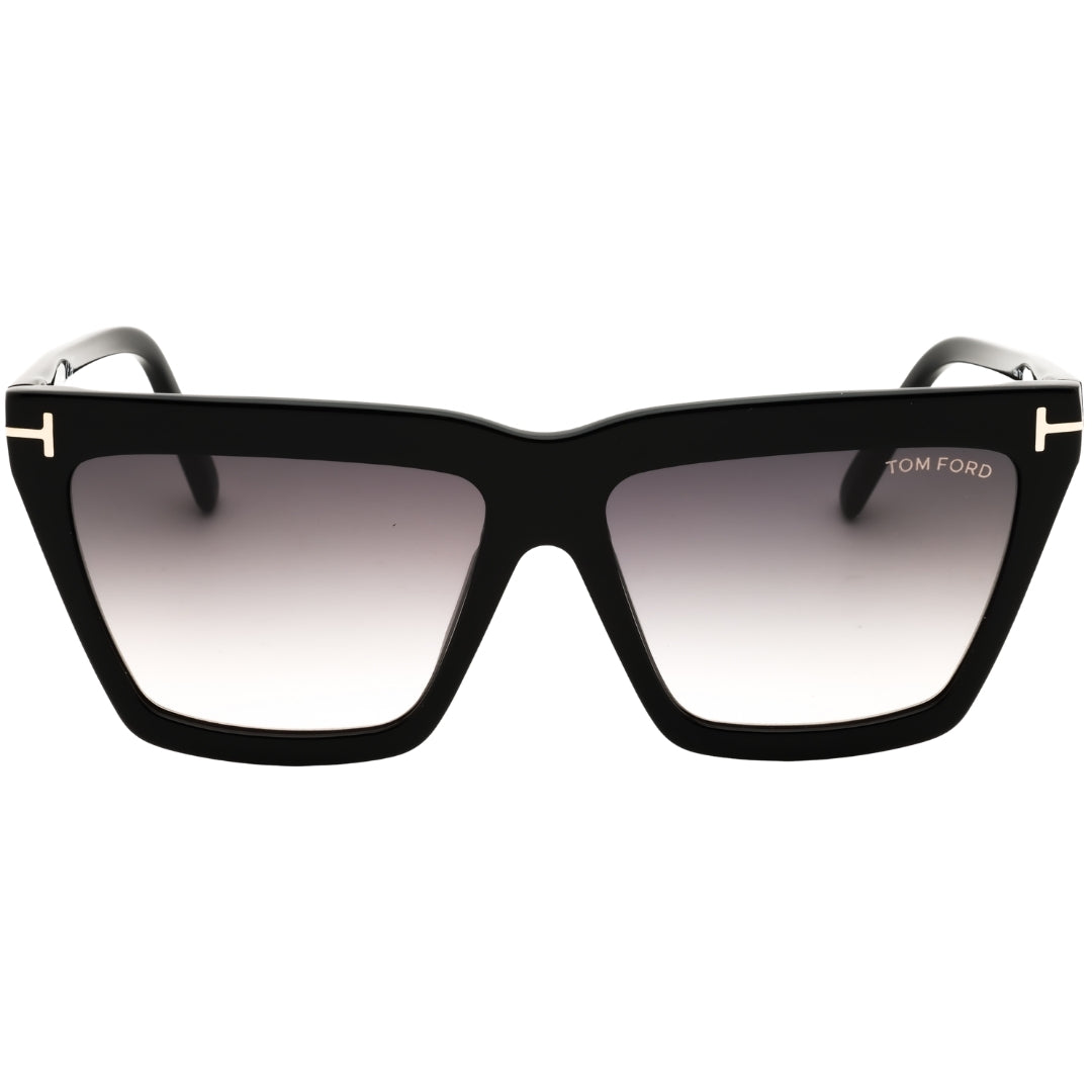 Tom Ford Shiny Black Sunglasses One Size