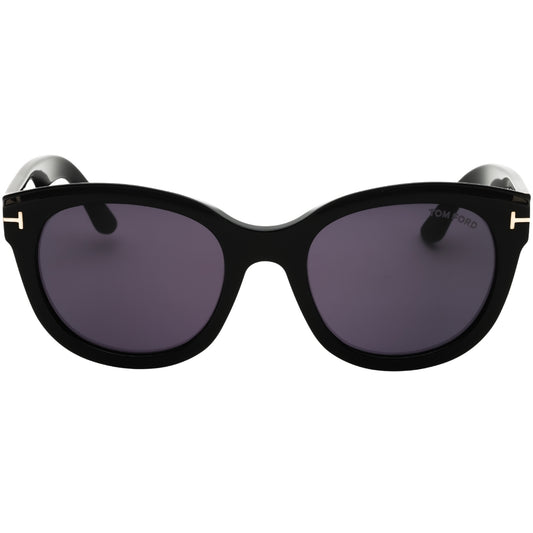 Tom Ford Ft1114 01A Shiny Black  / Smoke Sunglasses Female 54X21X140 One Size