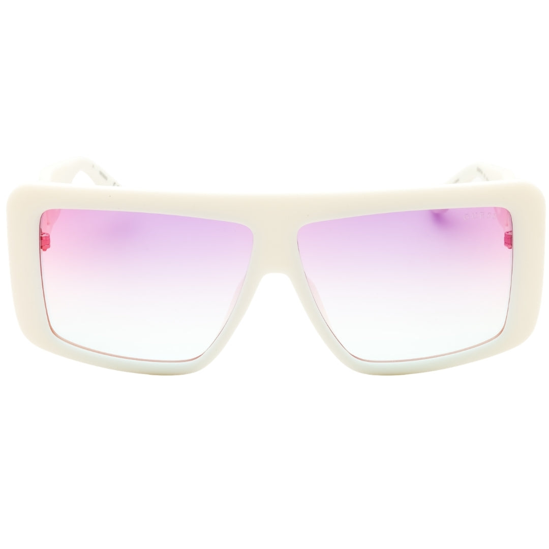 Guess Gu00109 21Z White / Gradient Or Mirror Violet Sunglasses Female 60X10X130 One Size