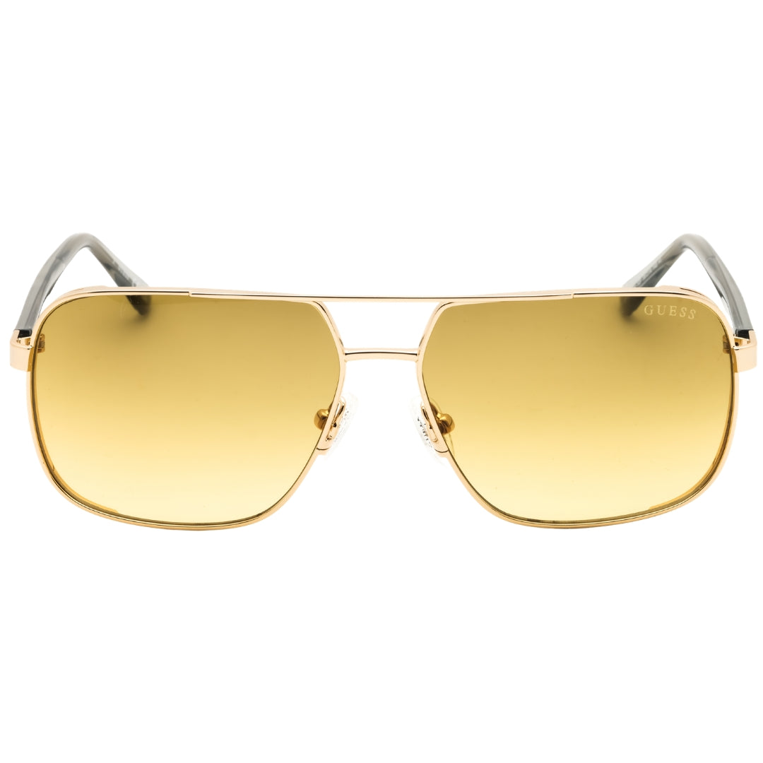 Guess GU00119 32F Shiny Pale Gold /  Brown Gradient Sunglasses 58X14X140 One Size