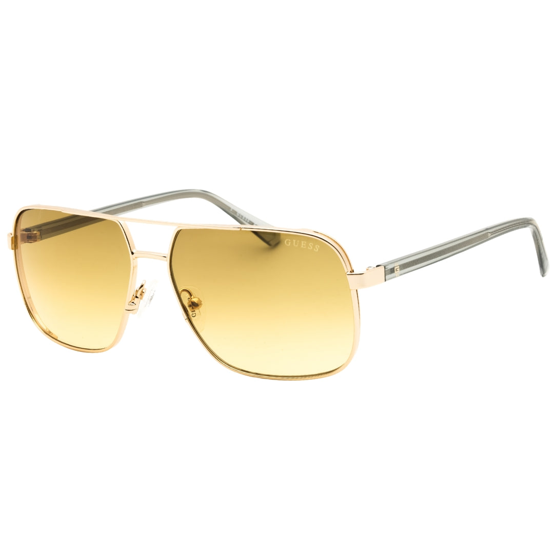 Guess GU00119 32F Shiny Pale Gold /  Brown Gradient Sunglasses 58X14X140 One Size