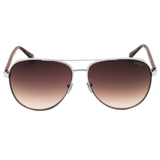 Guess GU00140 08F shiny gunmetal  / gradient brown Sunglasses 61X13X140 One Size
