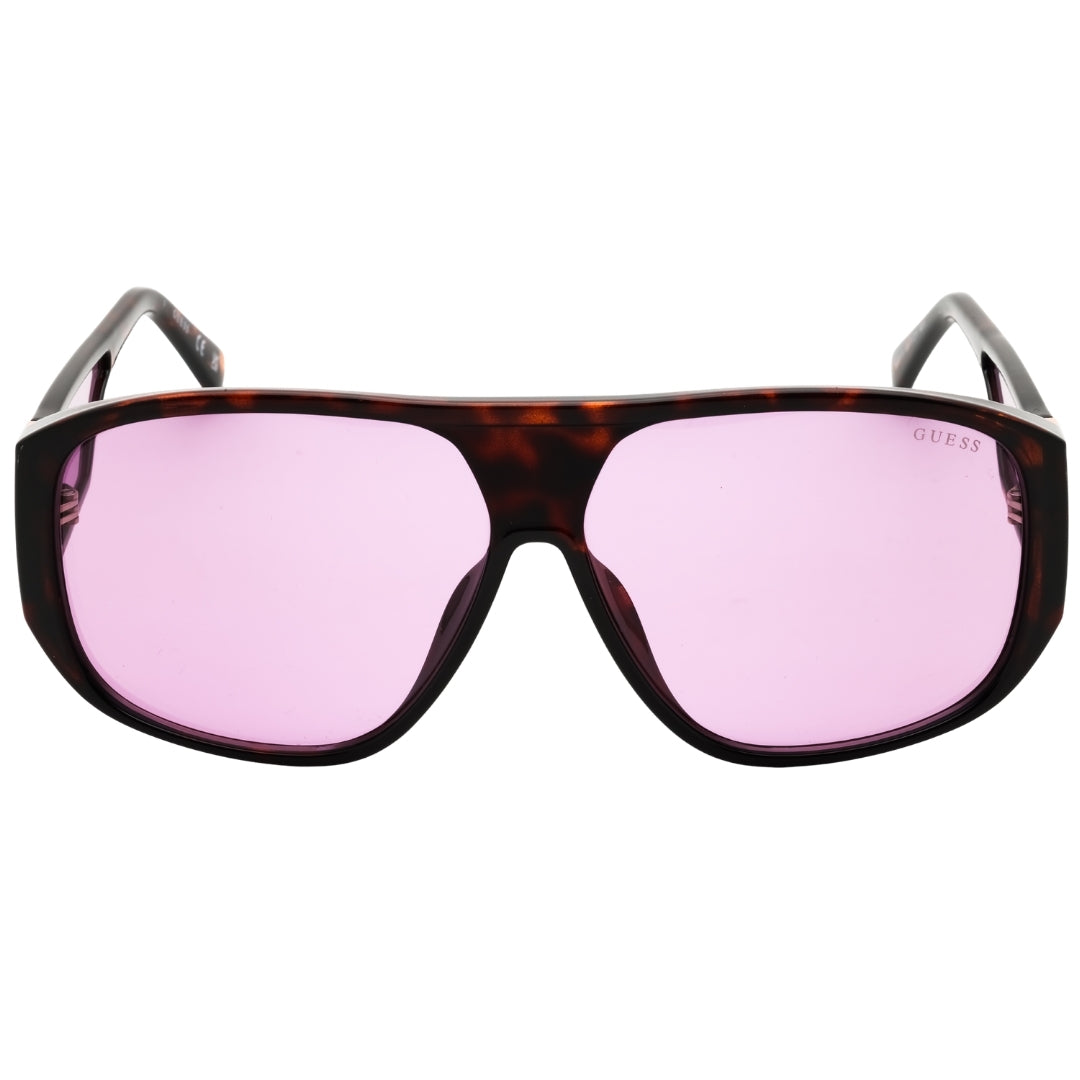 Guess Gu00135 52Y Dark Havana / Violet Sunglasses Female 61X11X140 One Size