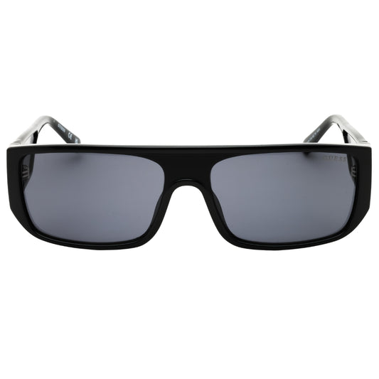 Guess Gu00136 01A Shiny Black  / Smoke Sunglasses Male 60X16X140 One Size