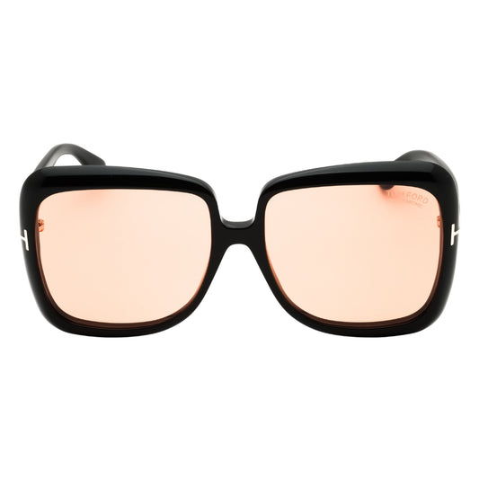 Tom Ford FT1156 Lorelai 01E shiny black  / brown Sunglasses Female 59X16X135 One Size