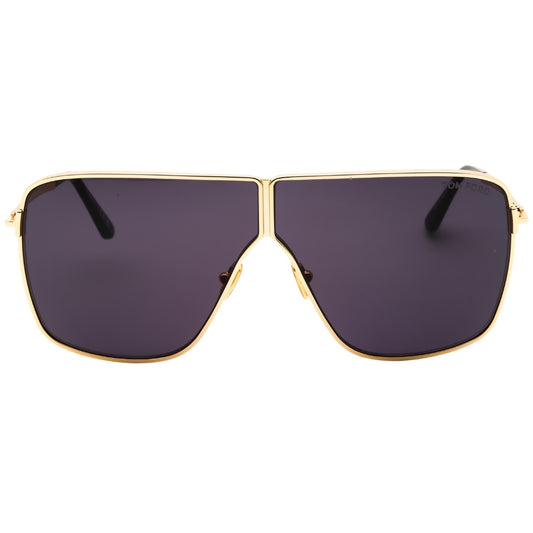 Tom Ford FT1159 30A shiny deep gold / smoke Sunglasses  68X3X135 One Size