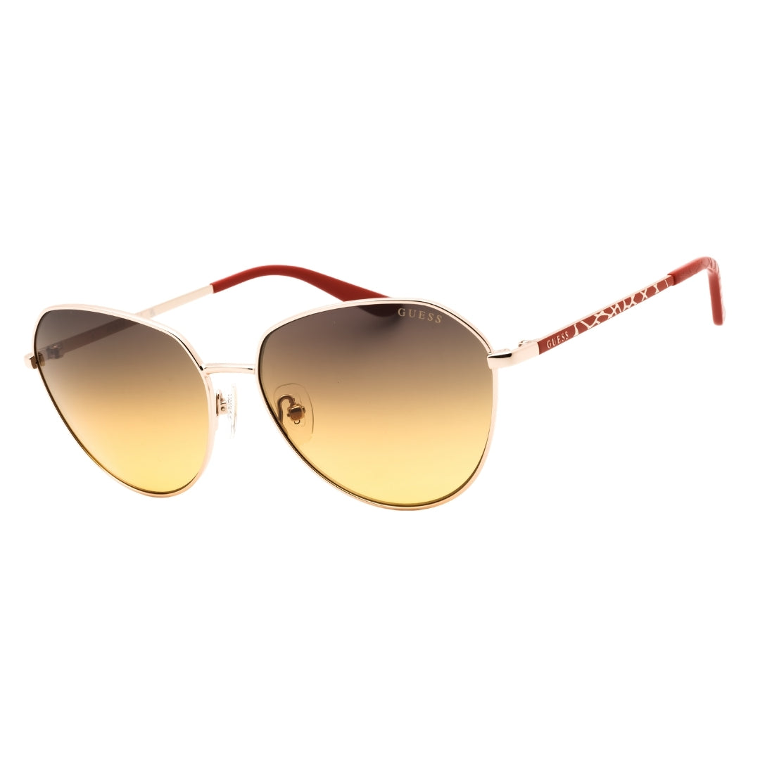 Guess GU00148 32F gold / gradient brown Sunglasses Women One Size