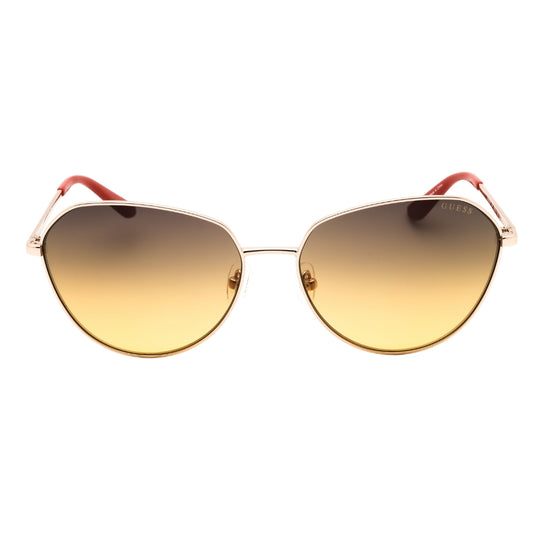 Guess GU00148 32F gold / gradient brown Sunglasses Women One Size