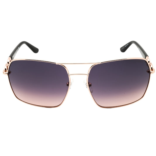 Guess GU00159 28B shiny rose gold / gradient smoke Sunglasses Female 63X17X130 One Size