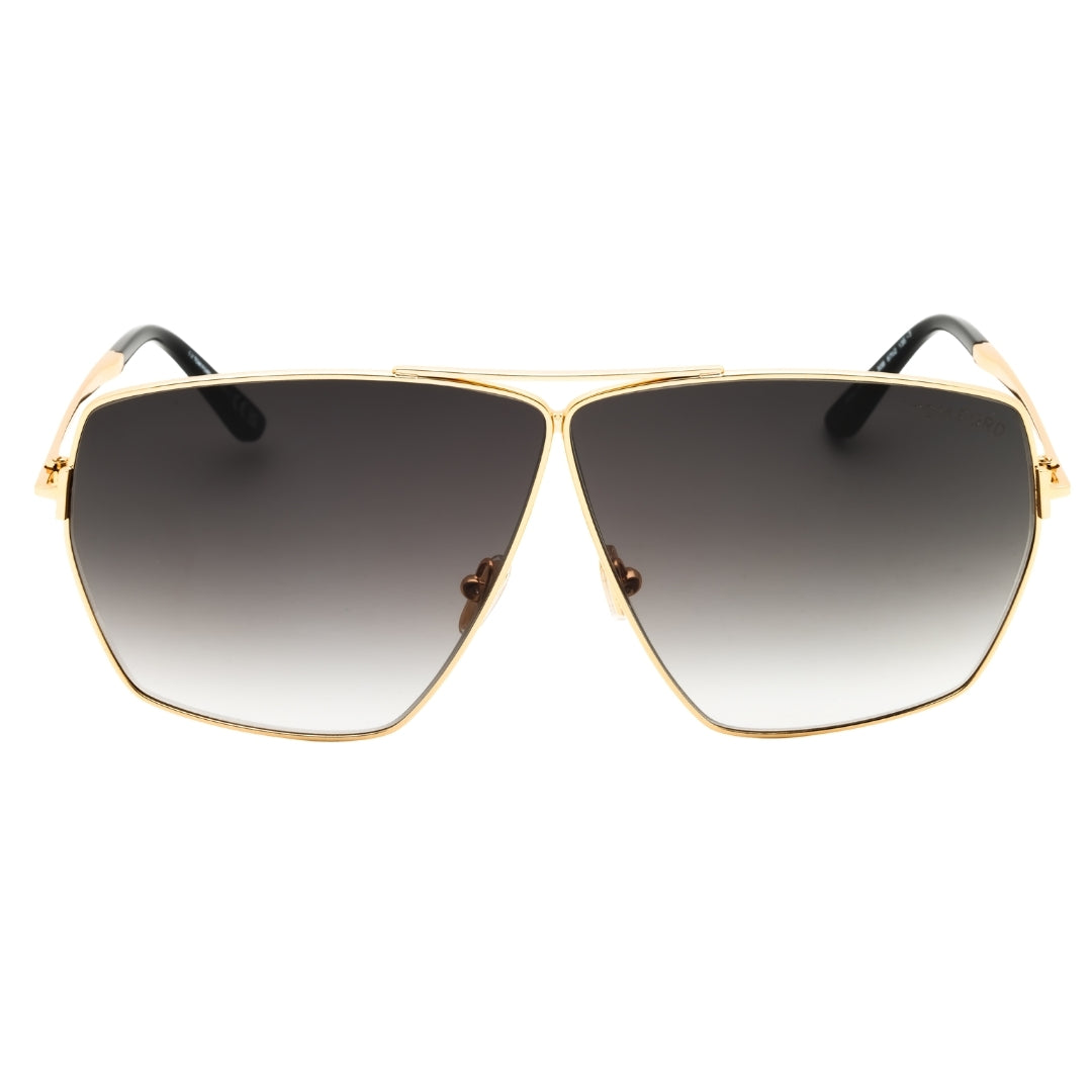 Tom Ford FT1185 30B shiny deep gold / gradient smoke Sunglasses  67X02X135 One Size