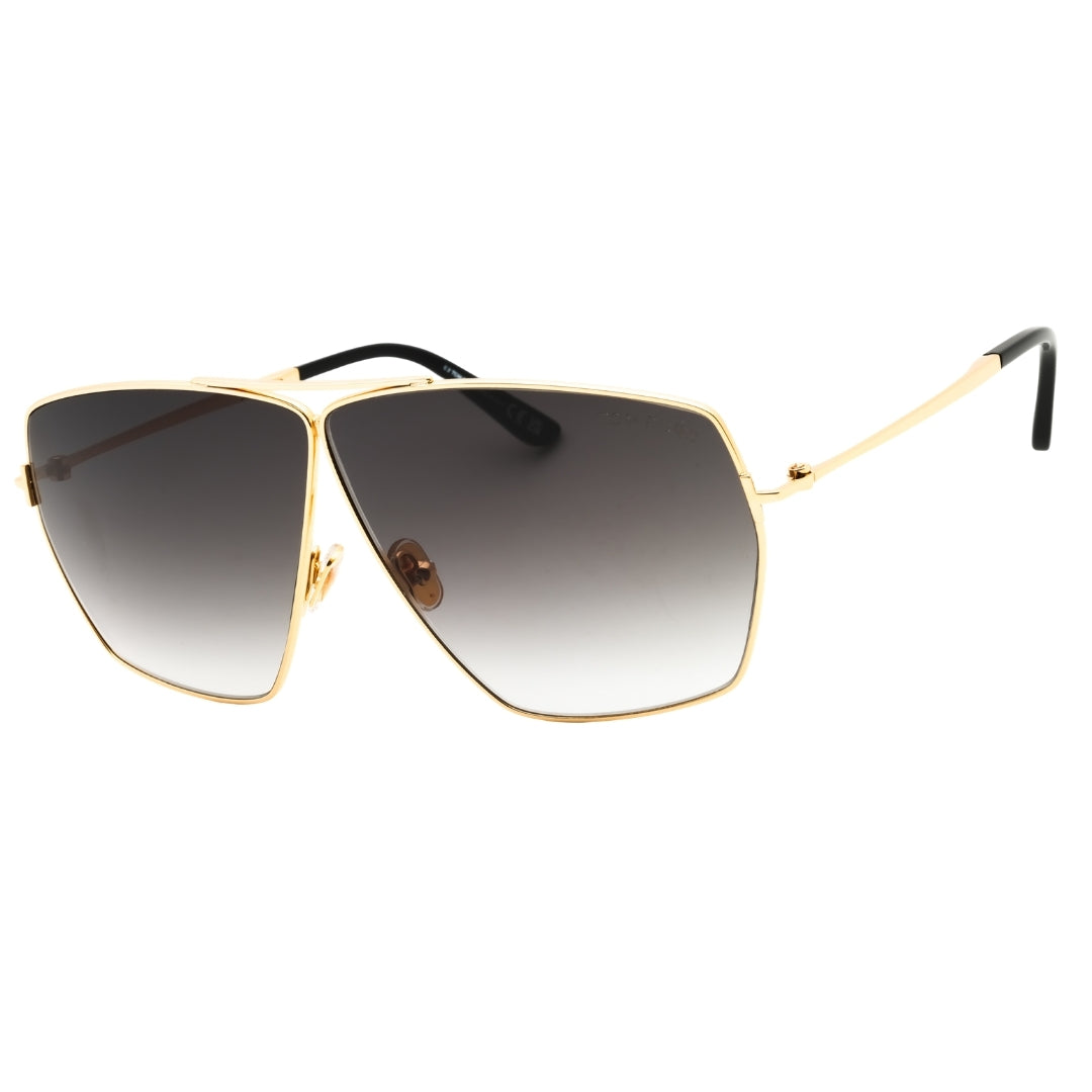Tom Ford FT1185 30B shiny deep gold / gradient smoke Sunglasses  67X02X135 One Size