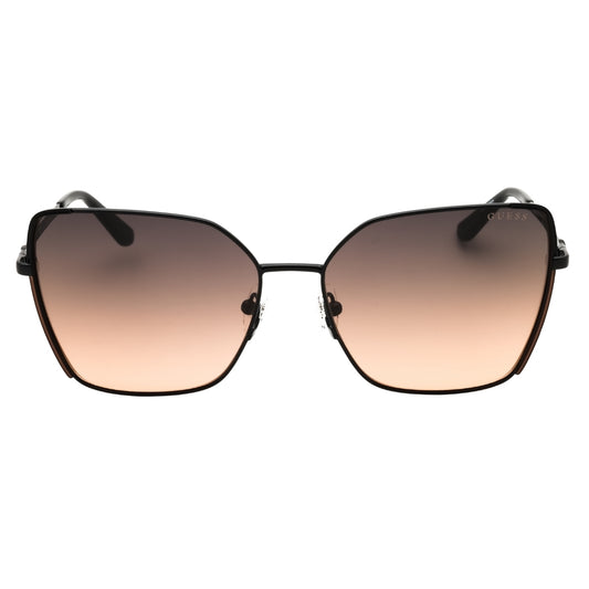 Guess GU00192 01B shiny black  / gradient smoke Sunglasses Female 59X16X140 One Size