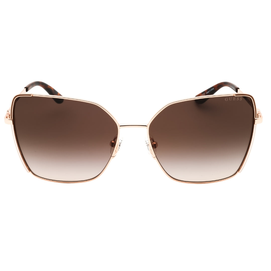 Guess GU00192 28F shiny rose gold / gradient brown Sunglasses Female 59X16X140 One Size