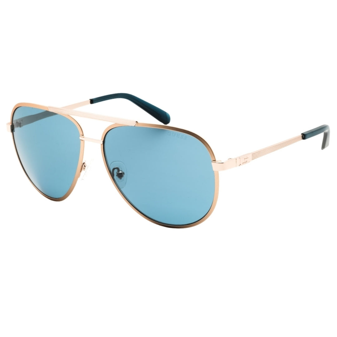 Guess GU00209 33V gold/other / blue Sunglasses Male 61X14X145 One Size
