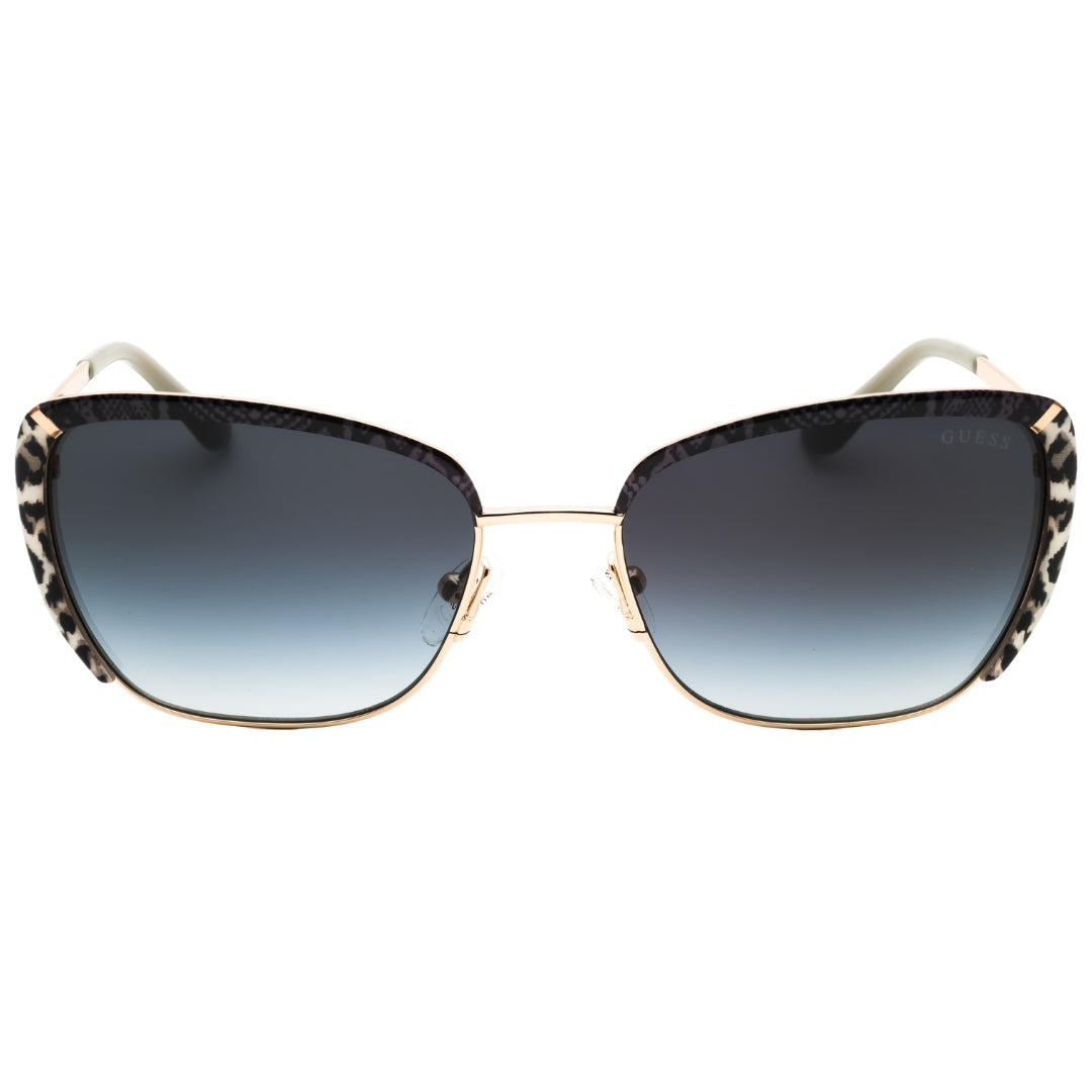 Guess GU00218 32B gold / gradient smoke Sunglasses 57X18X140 One Size