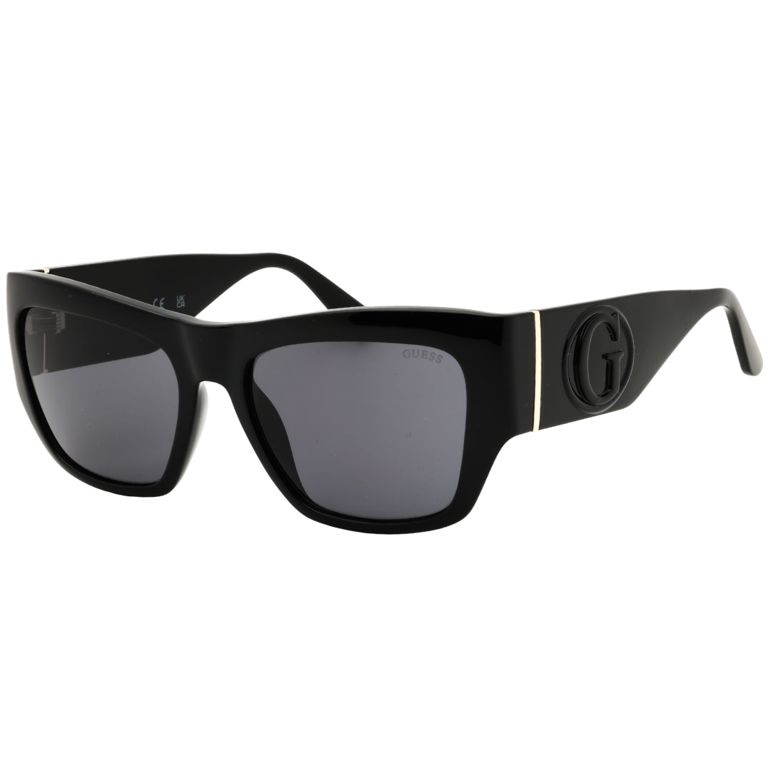 Guess GU00252 01A shiny black  / smoke Sunglasses 54X17X135 One Size